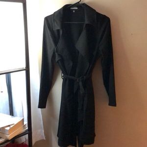 zenana outfitters trench coat/cardigan